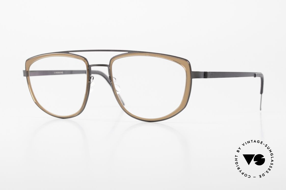 Lindberg 9735 Strip Titanium Damenbrille Oversized XL, Lindberg Damenbrille der Strip Titanium Serie, 2018, Passend für Damen