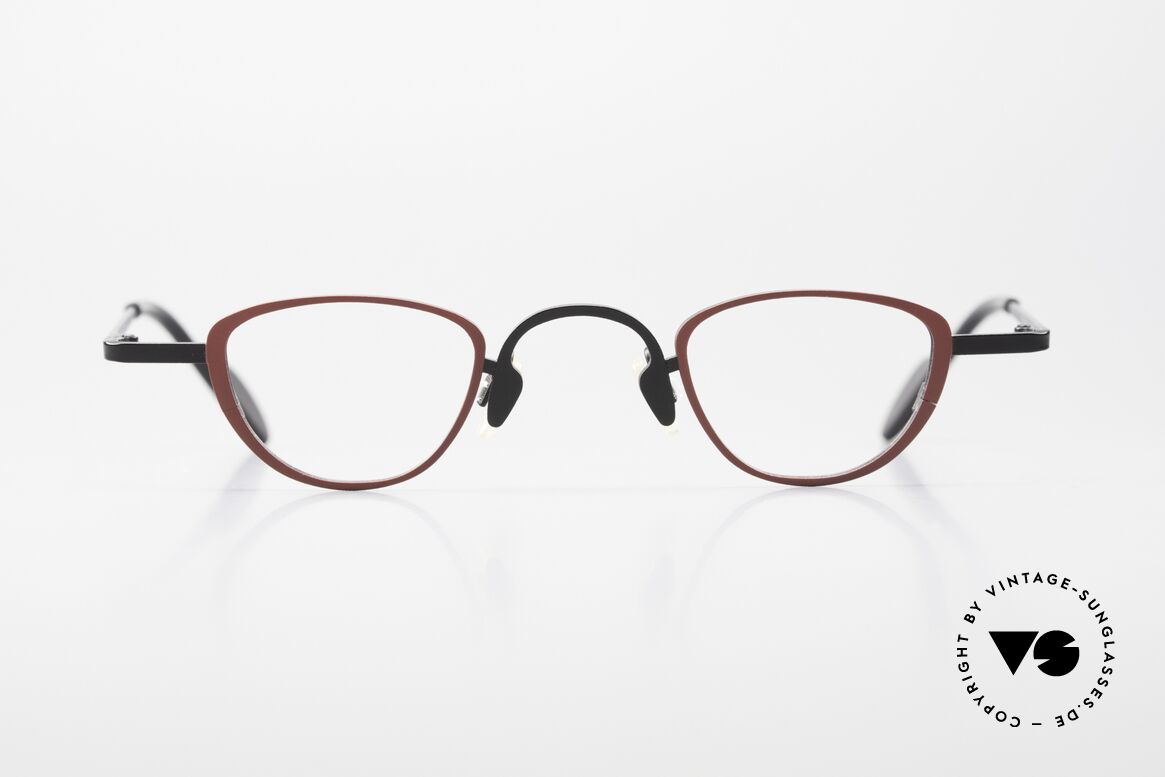 Theo Belgium Bow Tie Damen Lesebrille Titanbrille, schöne Damen vintage Brille; Größe 35/31, 135, Passend für Damen