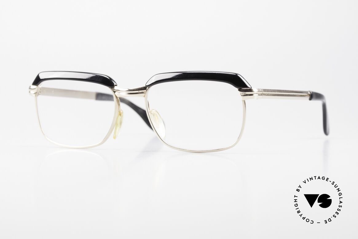 Metzler JK Golddoublé Brille 60er 12kt, antike Metzler Brille aus den 60er Jahren, Gold-Filled!, Passend für Herren