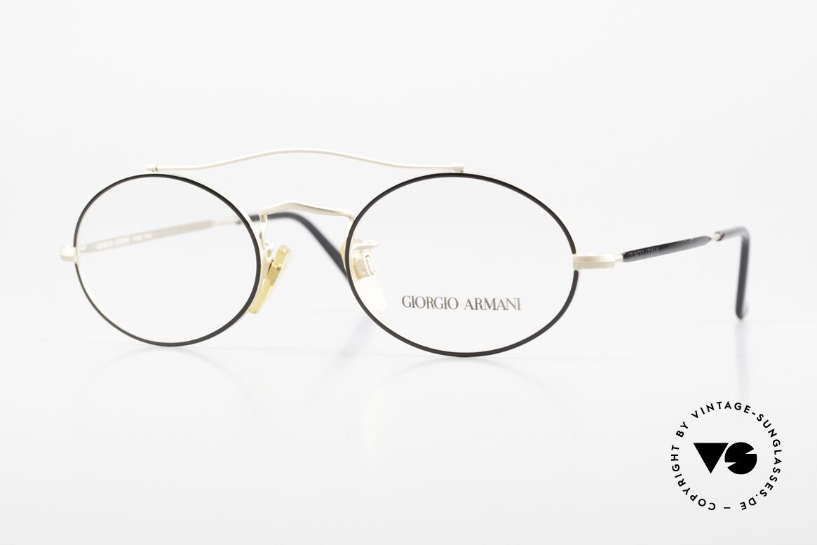 Giorgio Armani 115 90er Designer Brille Fassung, 1990er Jahre vintage Brille von GIORGIO Armani, Passend für Herren und Damen