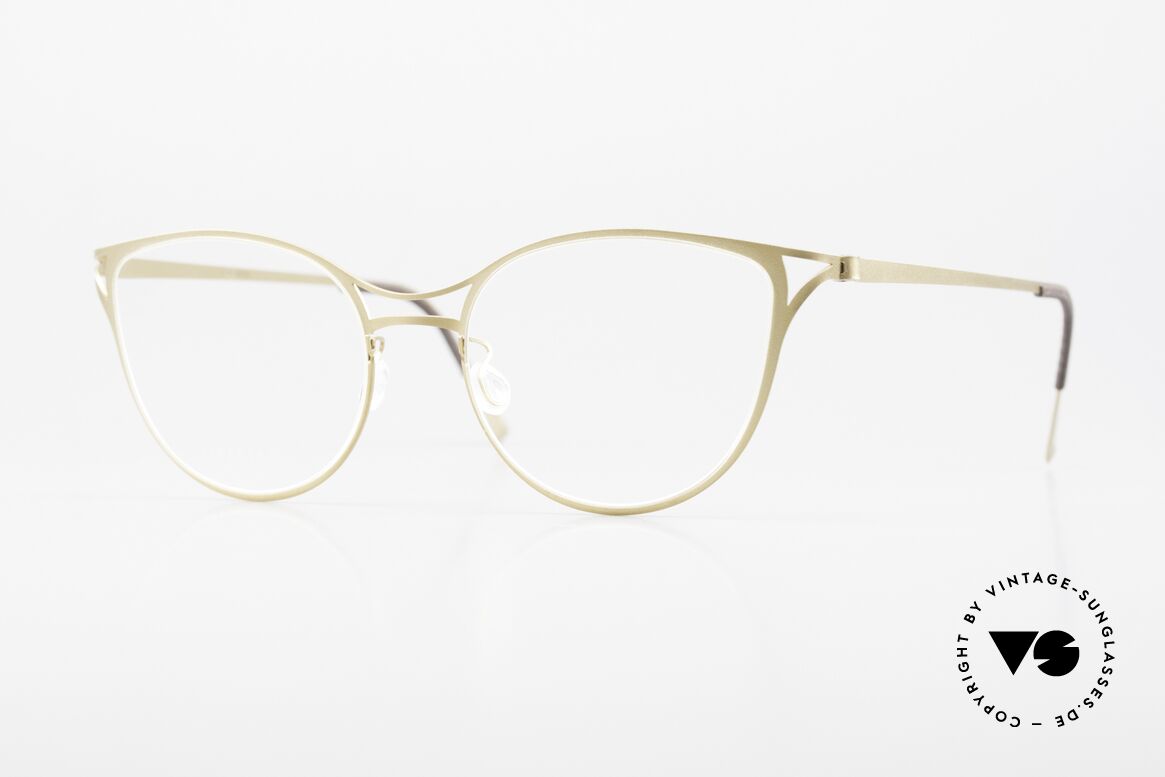 Lindberg 9605 Strip Titanium Damenbrille Titanium Gold, zauberhafte Damenbrille von LINDBERG Strip Titanium, Passend für Damen