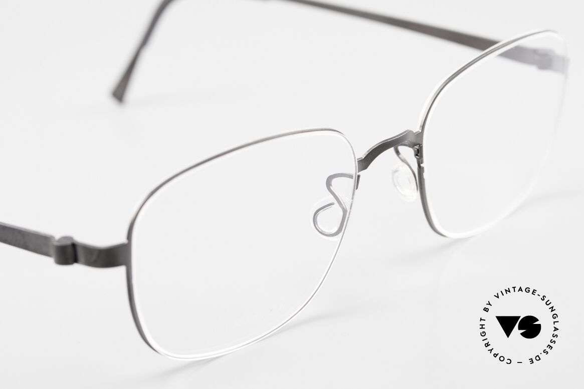 Lindberg 9538 Strip Titanium Damenbrille & Herrenbrille, ungetragenes Designerstück mit orig. Etui von Lindberg, Passend für Herren und Damen