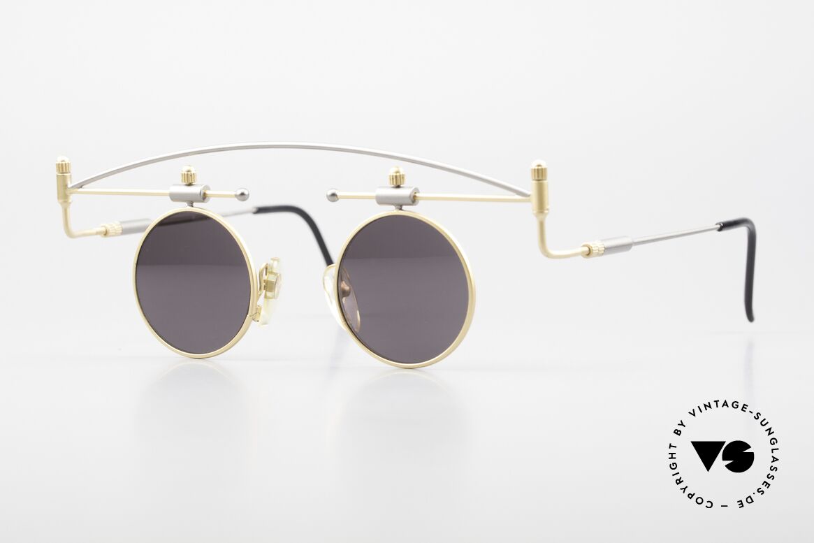 Casanova MTC 10 Kunstsonnenbrille Limitiert, limitierte Casanova vintage Kunst-Brille der 90er, Passend für Herren und Damen