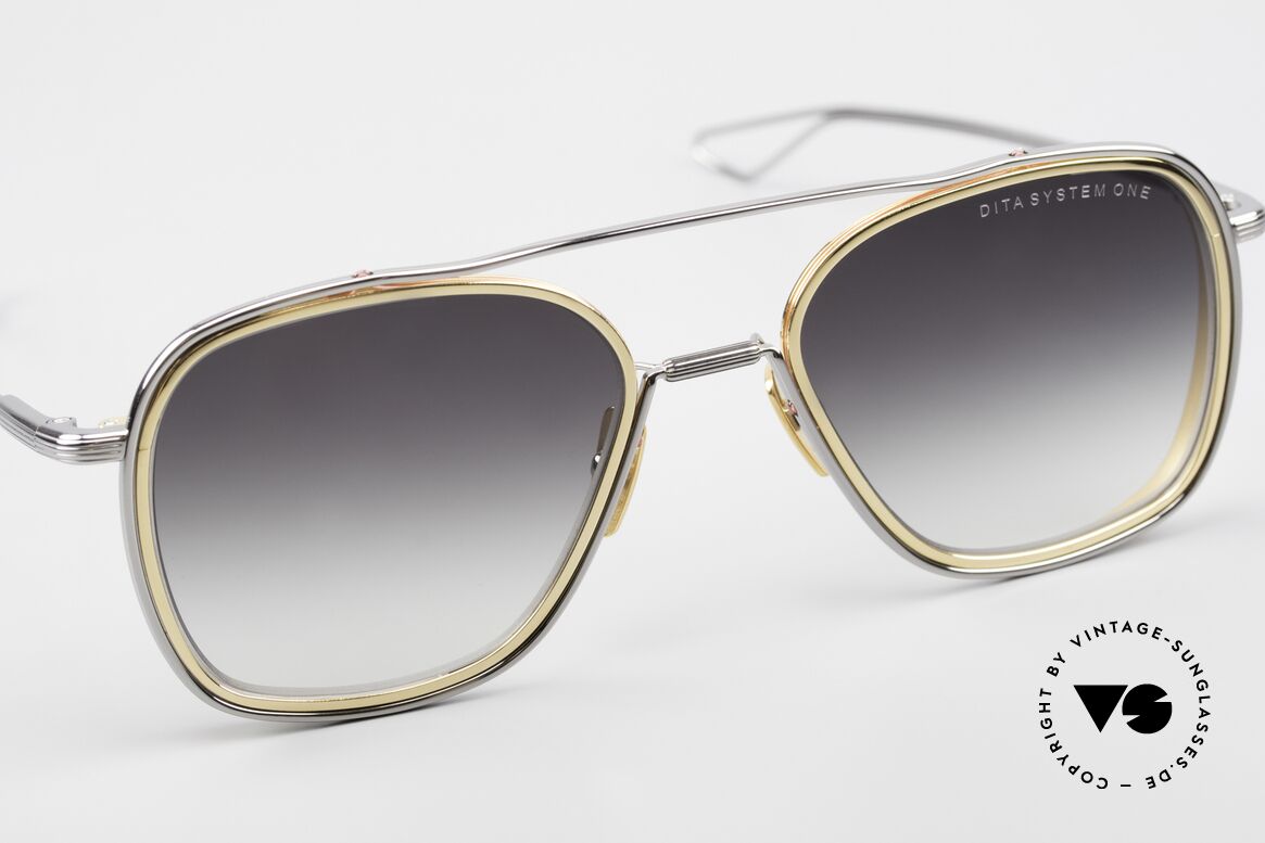 DITA System One Herren Sonnenbrille Aviator, eine Kombination aus Luxus & "Los Angeles Lifestyle", Passend für Herren