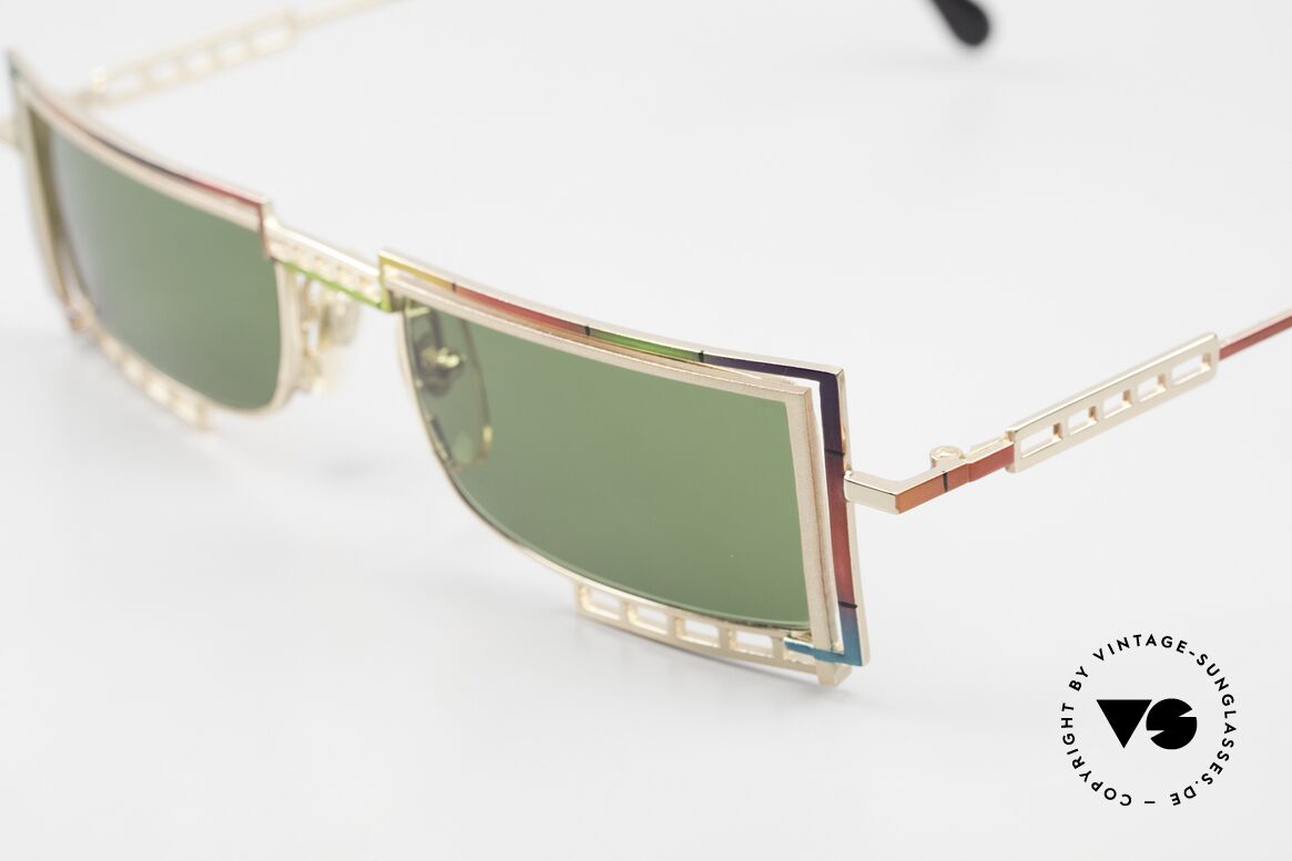Casanova LC4 Regenbogen Sonnenbrille, Rahmendesign & -farbe entsprechend der "Belle Epoque", Passend für Herren und Damen