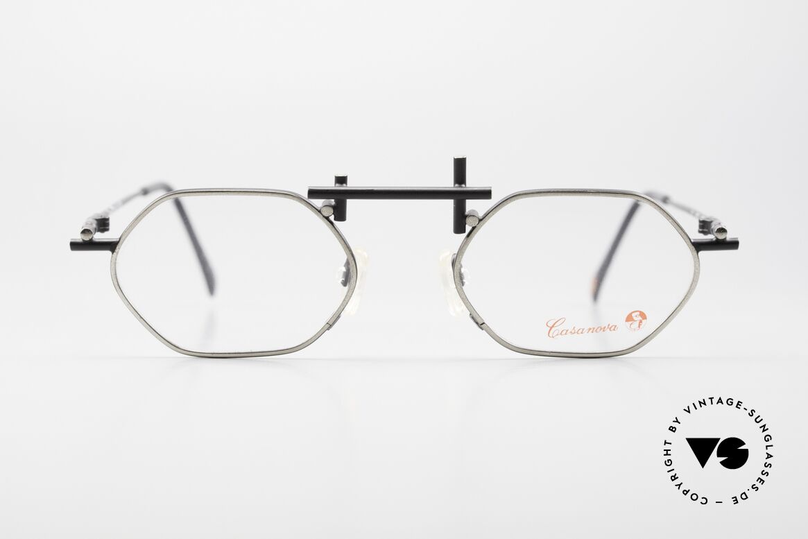 Casanova RVC5 Moderne Kunst Brille 90er, RVC ="RietVeld Collezione"; war ein niederl. Architekt, Passend für Herren und Damen