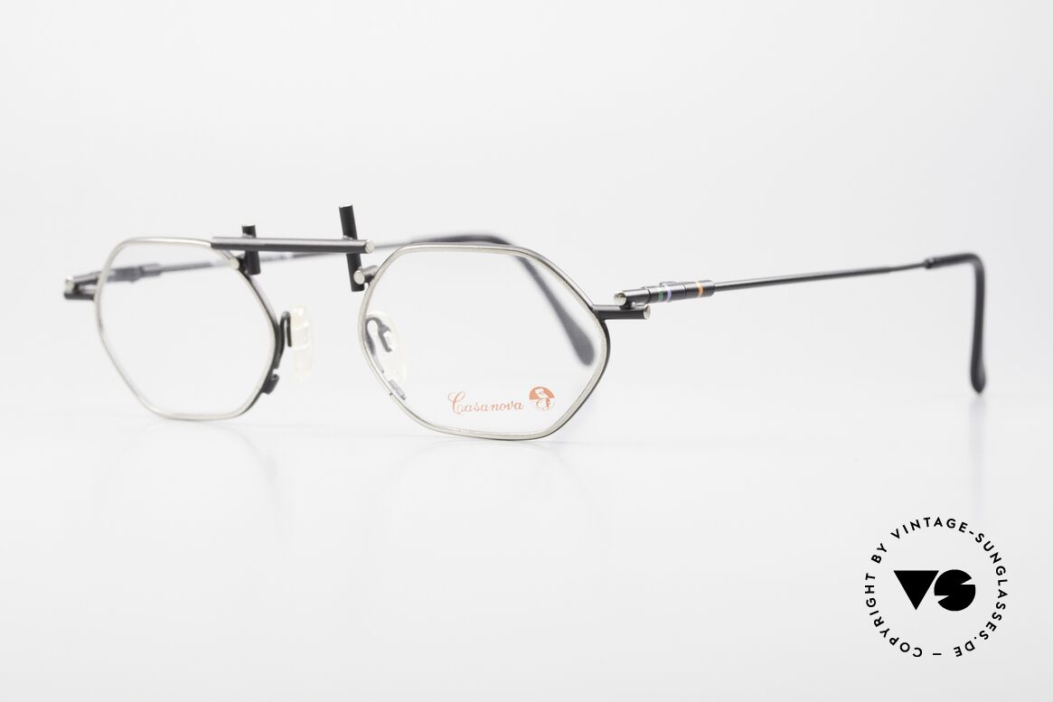 Casanova RVC5 Moderne Kunst Brille 90er, Rietveld gehörte der Künstlervereinigung "De Stijl" an, Passend für Herren und Damen