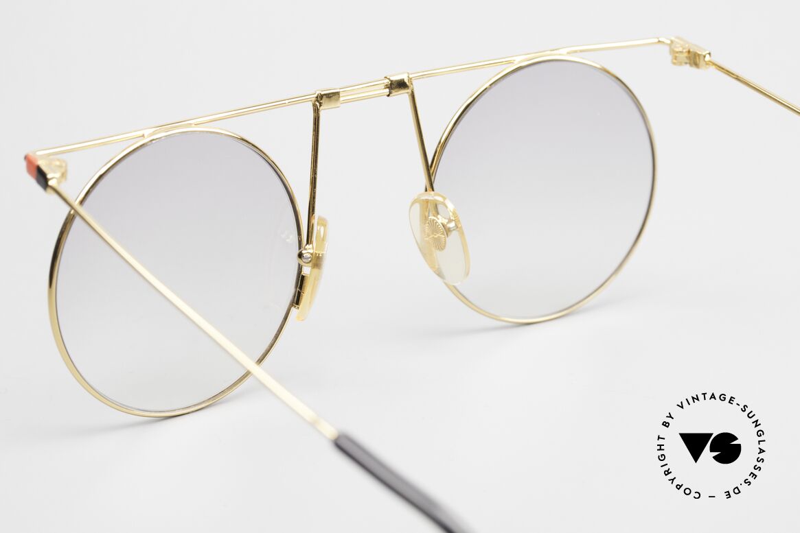 Casanova MTC 7 Kunstbrille 24kt Vergoldet, Größe: small, Passend für Herren und Damen