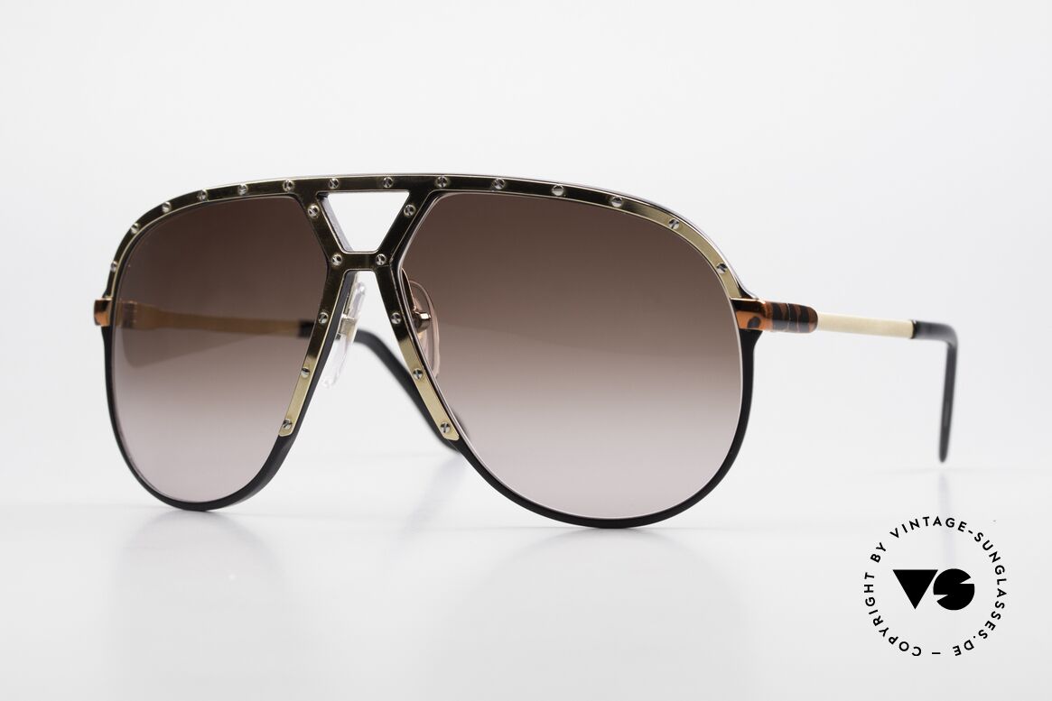 Alpina M1 80er Brille Damen und Herren, Einzelstück der Alpina M1 Aviator Sonnenbrille, Passend für Herren und Damen