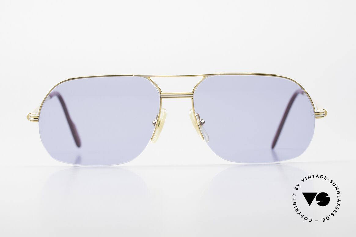 Cartier Orsay Herren Sonnenbrille Nylor, Modell aus der Cartier 'Semi-Rimless' Collection, Passend für Herren