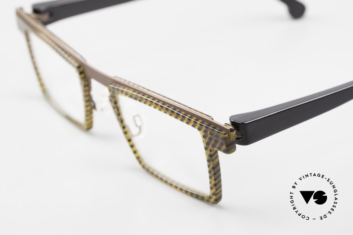 Theo Belgium Verlat Unisex Designerbrille Crazy, enorm hochwertig mit flexiblen Federscharnieren, Passend für Herren und Damen