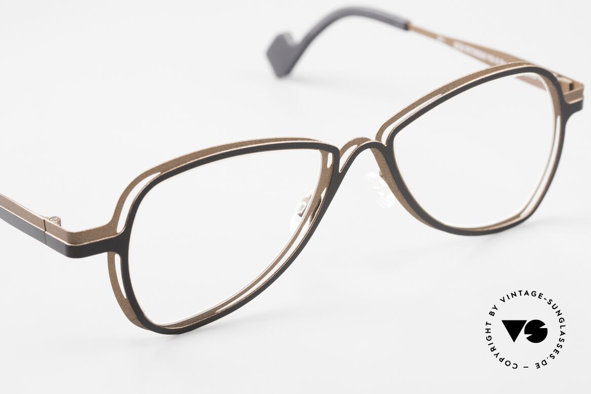 Theo Belgium Eye-Witness VB Damen Herren Designerbrille, ungetragen (wie alle unsere vintage Theo Brillen), Passend für Herren und Damen