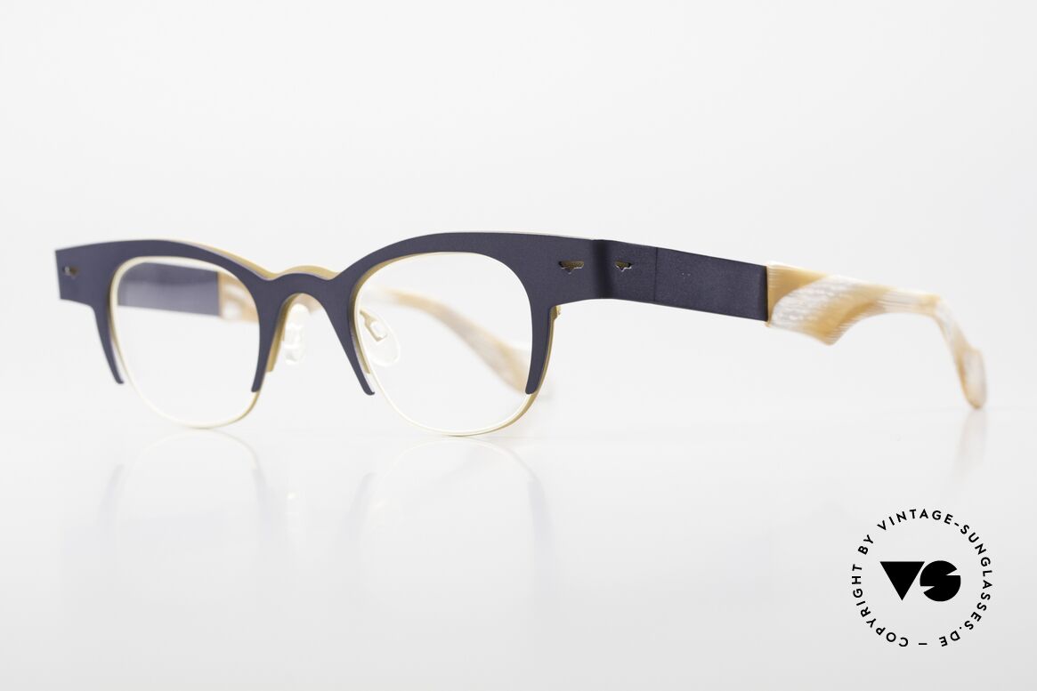 Theo Belgium Trente Designerbrille Unisex, Avantgarde-Brille für Damen & Herren zugleich, Passend für Herren und Damen