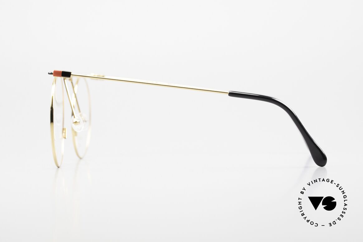 Casanova MTC 7 24kt Vergoldet Kunstbrille, eine ca. 30 Jahre alte, ungetragene vintage Rarität, Passend für Herren und Damen