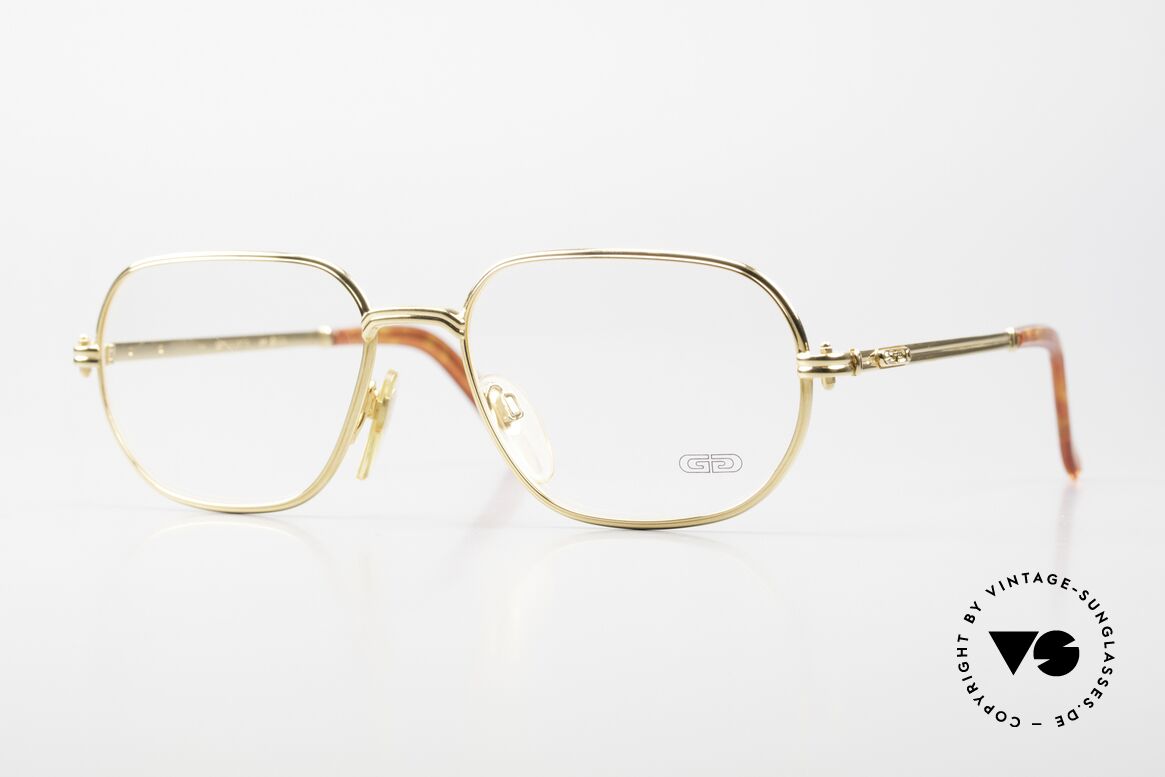 Gerald Genta New Classic 11 High-End Luxus Herrenbrille, stabile 90er Jahre Luxus Herren-Brille von Gérald Genta, Passend für Herren