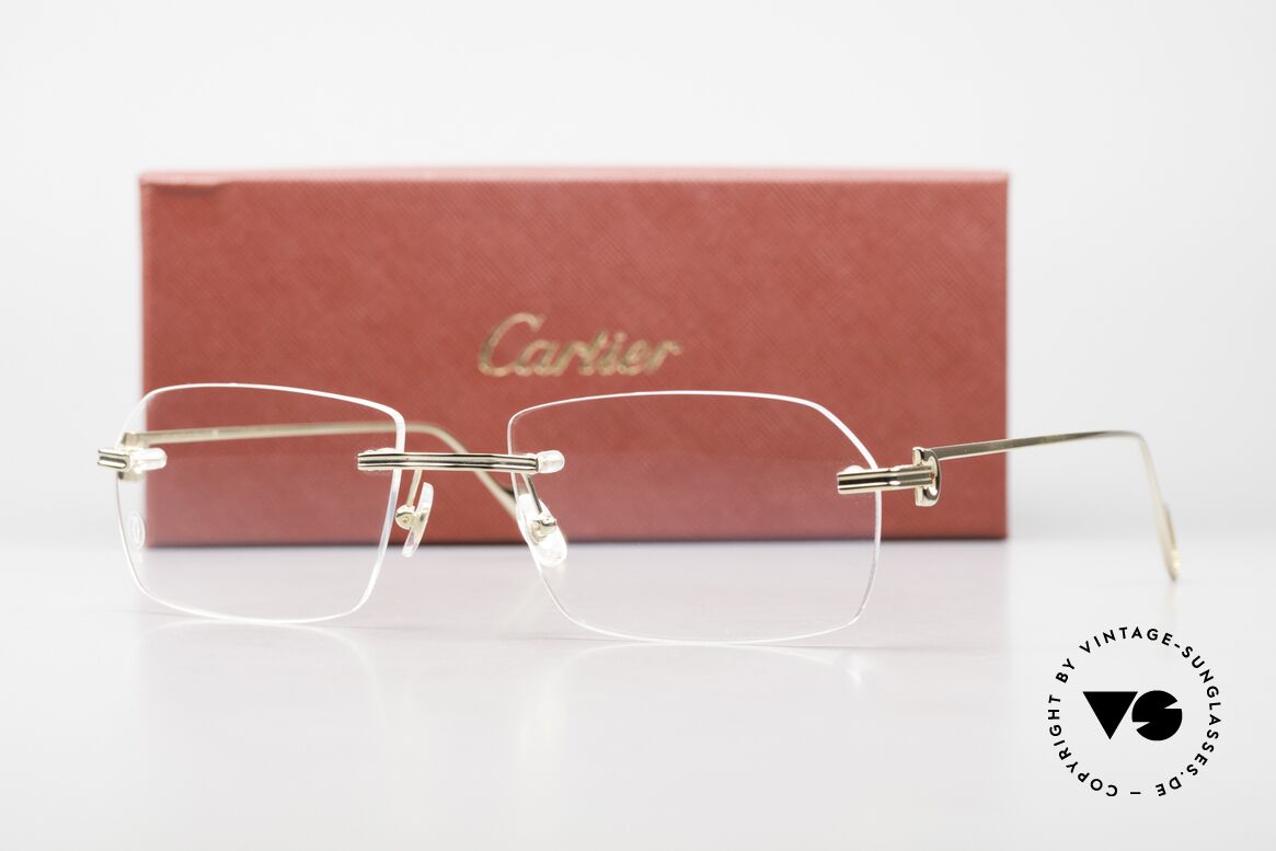 Cartier Première De Cartier Randlose Luxusbrille Men, Größe: large, Passend für Herren