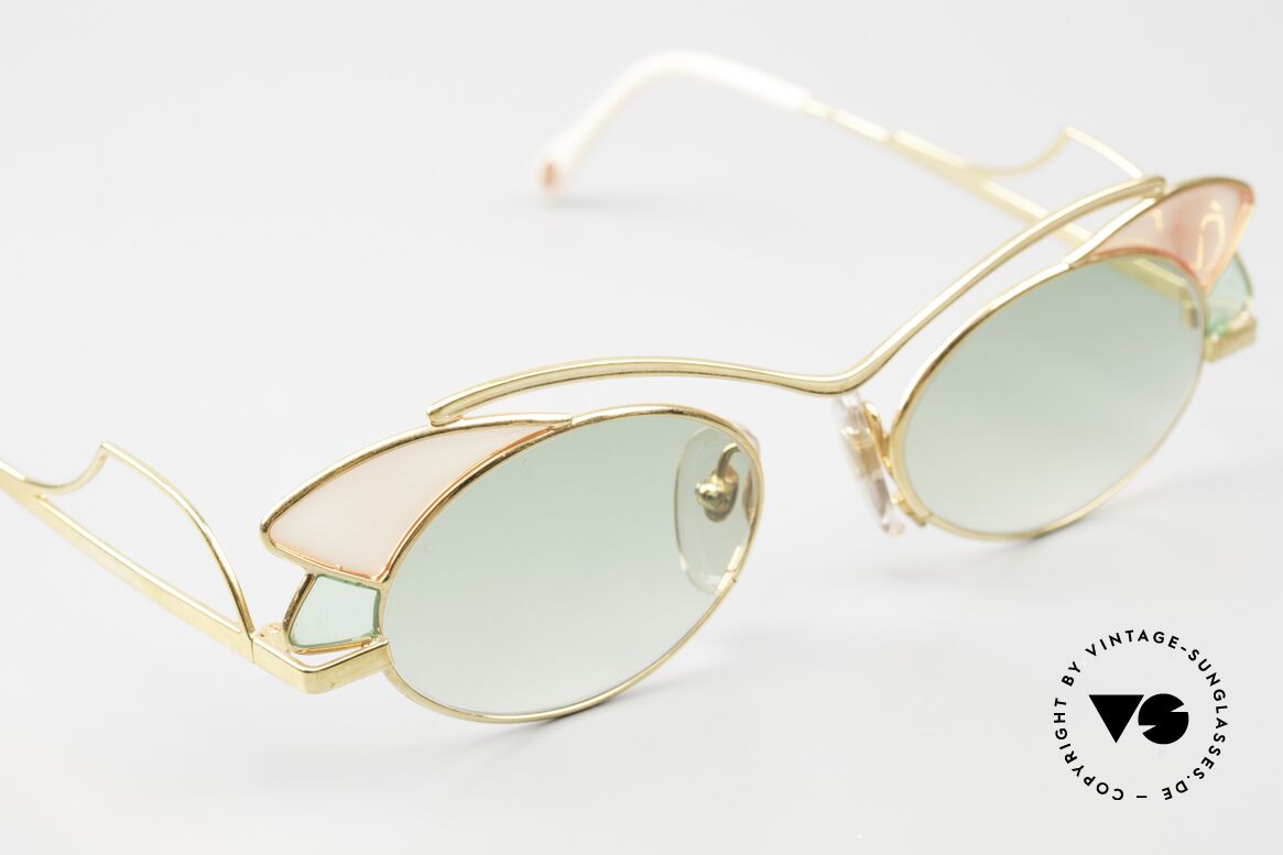 Casanova LC1 Murano Glas Sonnenbrille, ungetragen; wie alle unsere kunstvollen vintage Modelle, Passend für Damen
