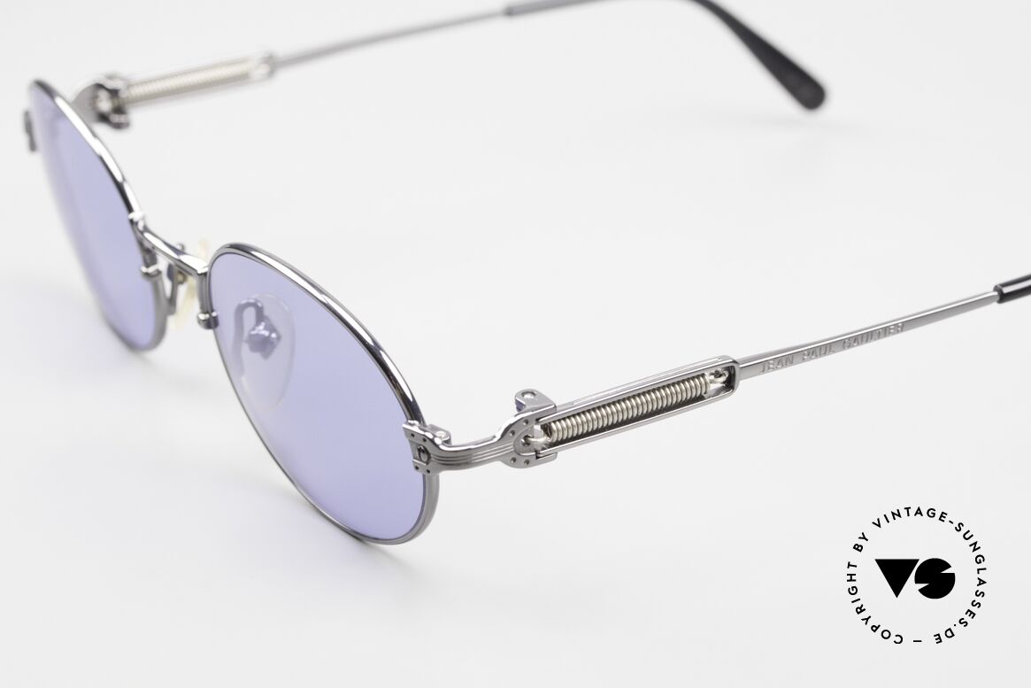 Jean Paul Gaultier 55-5104 Ovale Designer Sonnenbrille, interessante Designdetails; Top-Qualität: typisch JPG, Passend für Herren und Damen