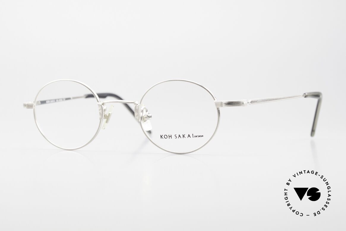 Koh Sakai KS9700 Runde Brille Titanium 90er, kleine, runde vintage Brille von Koh Sakai, Mod. 9700, Passend für Herren und Damen