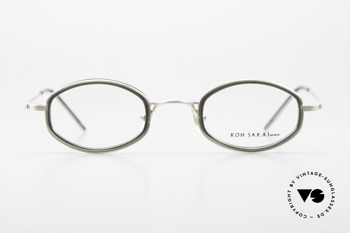 Koh Sakai KS9836 Clip On Titanium Brille 90er, Größe: medium, Passend für Herren und Damen
