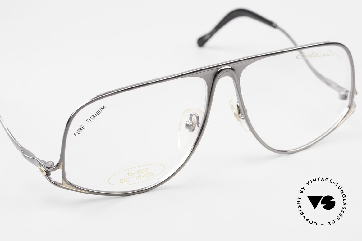 Colani 15-902 Pure Titanium 80er Brille, ungetragen (wie alle unsere vintage Designer-Brillen), Passend für Herren