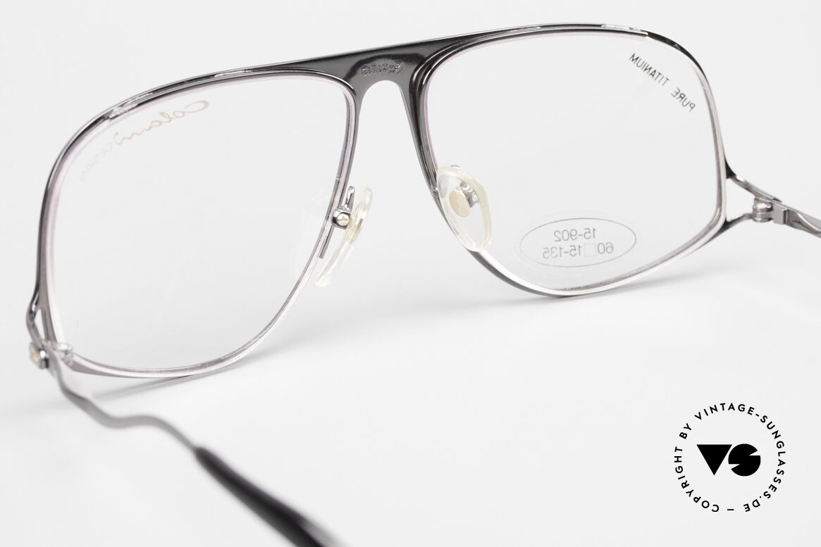Colani 15-902 Pure Titanium 80er Brille, Größe: extra large, Passend für Herren