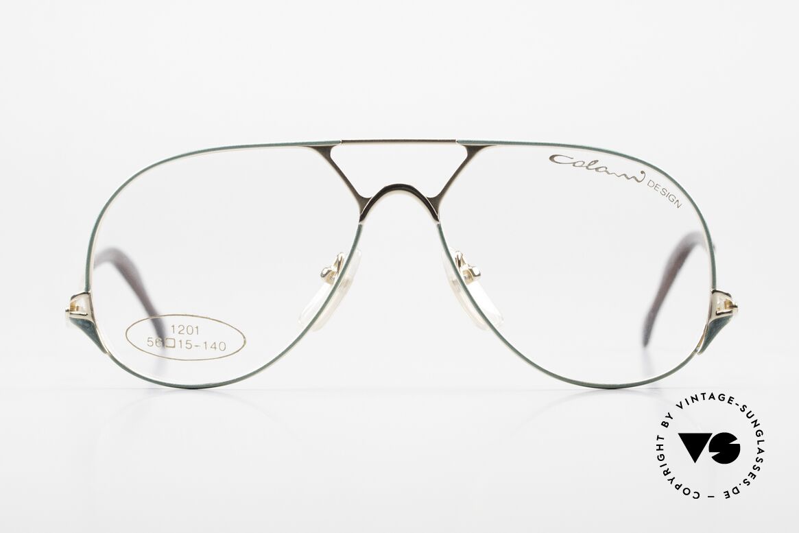 Colani 1201 Crazy 80er Designer Brille, stabiler Metall-Rahmen in absoluter Spitzen-Qualität, Passend für Herren