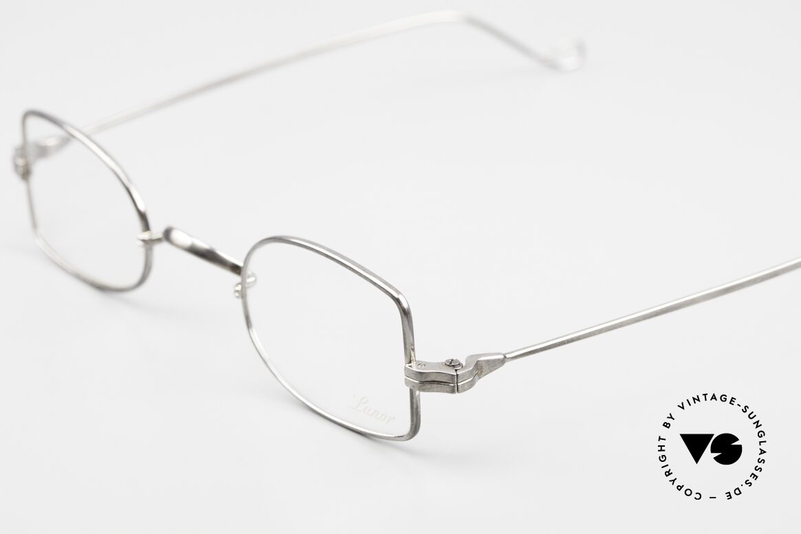Lunor II 09 Vintage Brille Antik Silber, Lunor "II 09", Gr. 38/25, Bügellänge 130mm, UNISEX, Passend für Herren und Damen