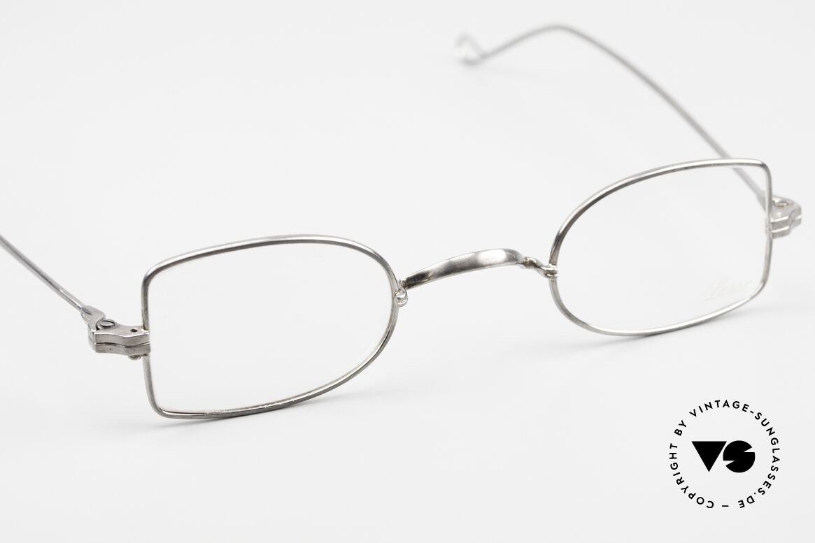 Lunor II 09 Vintage Brille Antik Silber, ein ca. 25 Jahre altes, ungetragenes LUNOR Original, Passend für Herren und Damen