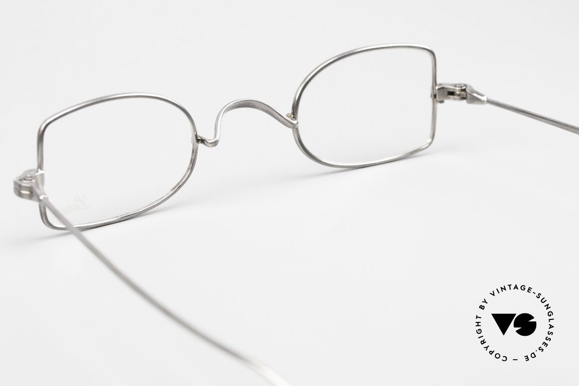 Lunor II 09 Vintage Brille Antik Silber, Größe: extra small, Passend für Herren und Damen