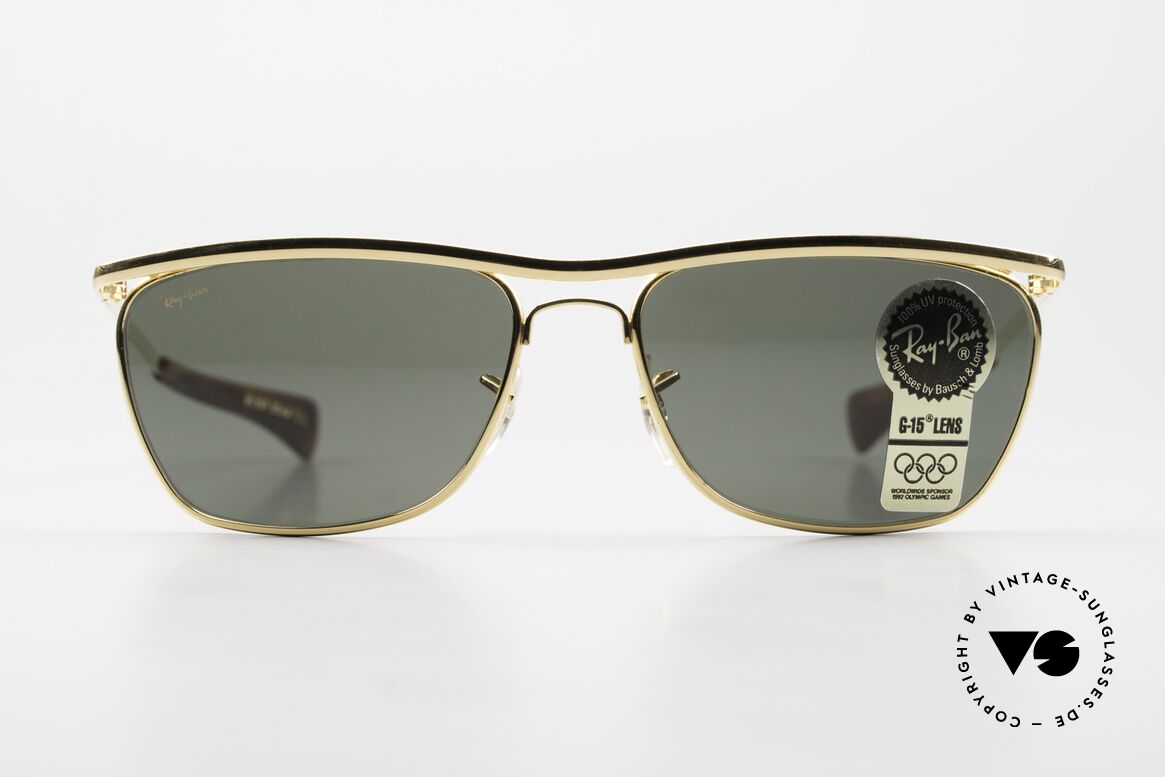 Ray Ban Olympian II Deluxe Rare 1980er Sonnenbrille, Deluxe Modell aus der berühmten Olympian Serie, Passend für Herren