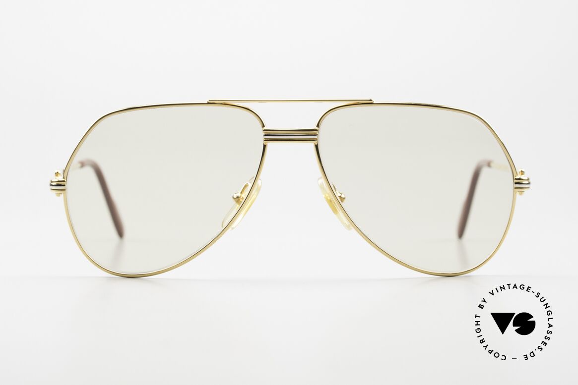 Cartier Vendome LC - S Automatikglas Sonnenbrille, wurde 1983 veröffentlicht und dann bis 1997 produziert, Passend für Herren und Damen