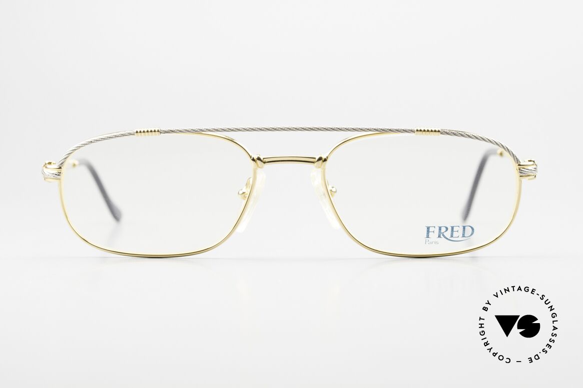 Fred Fregate - L Luxus Segler Brille Large, marines Design (charakteristisch Fred) in Top-Qualität, Passend für Herren