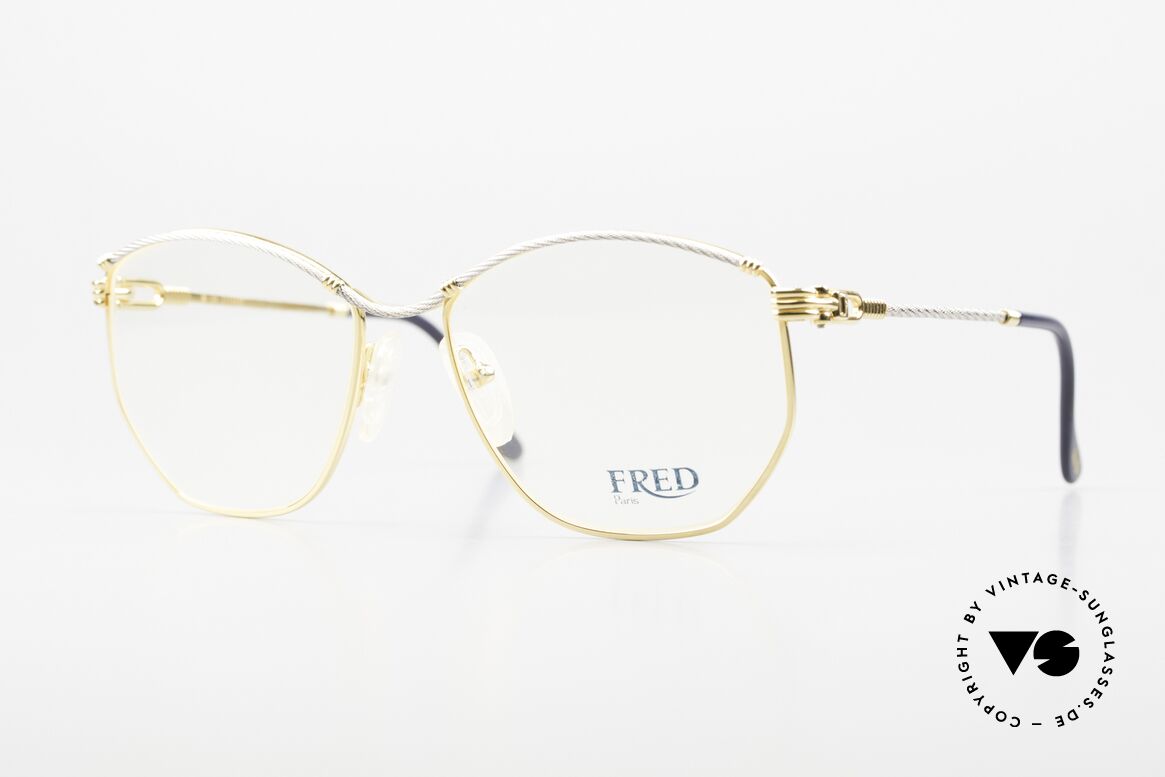 Fred Cythere - M Vintage Luxusbrille Damen, vintage 1990er Fred Luxus-Brillenfassung für Damen, Passend für Damen