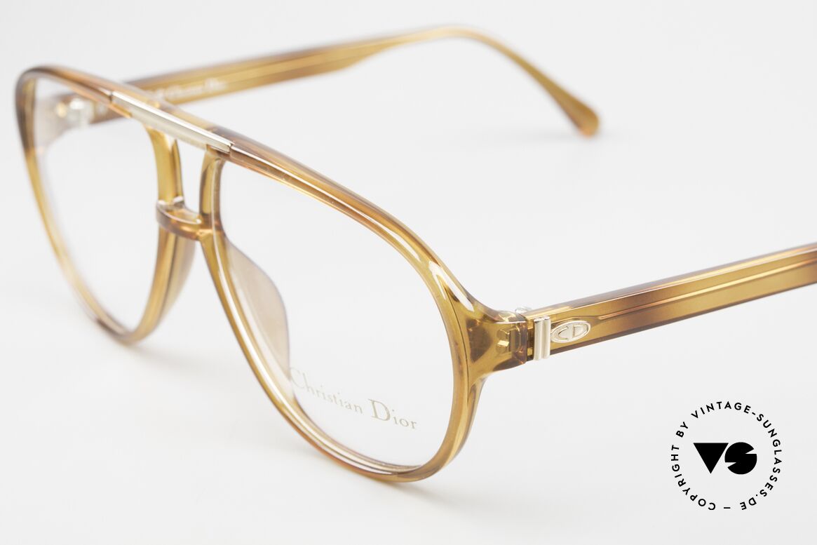 Christian Dior 2457 80er Optyl Aviator Brille, das Optyl Material ist leicht & altert einfach nicht, Passend für Herren