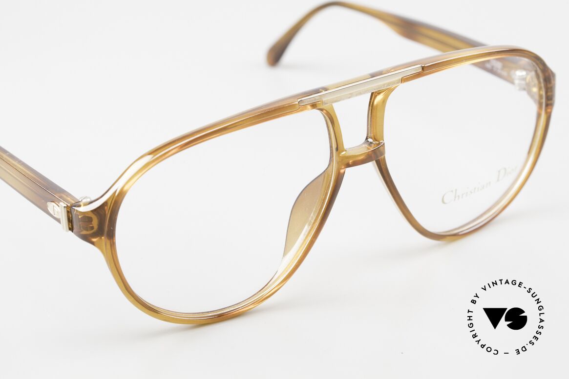 Christian Dior 2457 80er Optyl Aviator Brille, ein klassisches Pilotenbrillendesign für Gentlemen, Passend für Herren