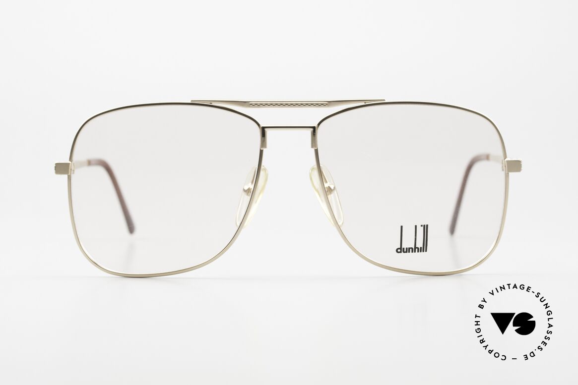 Dunhill 6038 Vergoldete 80er Herrenbrille, A. Dunhill Brille, Modell 6038 in Gr. 59/16 von 1986, Passend für Herren