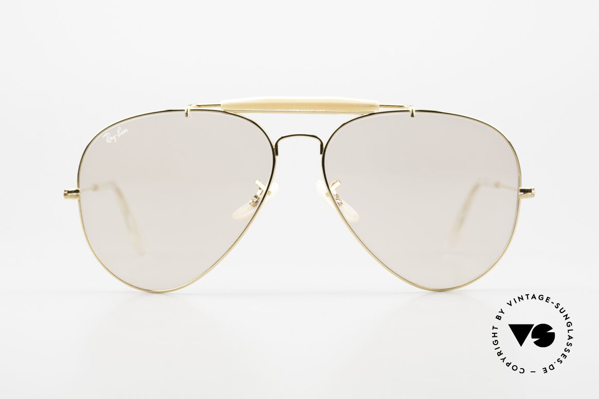 Ray Ban Outdoorsman II Selbstabdunkelnde Gläser, die Pilotenbrille schlechthin in Größe 62/14 large, Passend für Herren