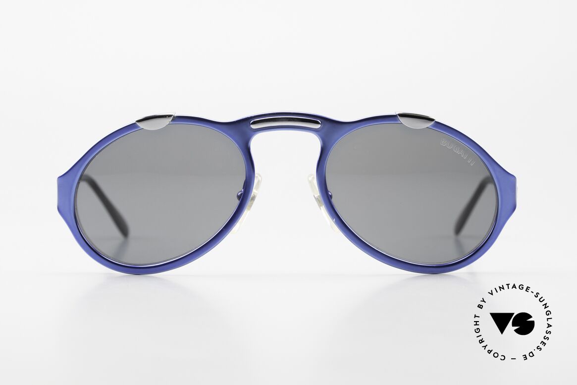 Bugatti 13168 Limited Alte Sammler Sonnenbrille, limitierte Sonderedition mit Bugatti-Schriftzug auf Glas, Passend für Herren