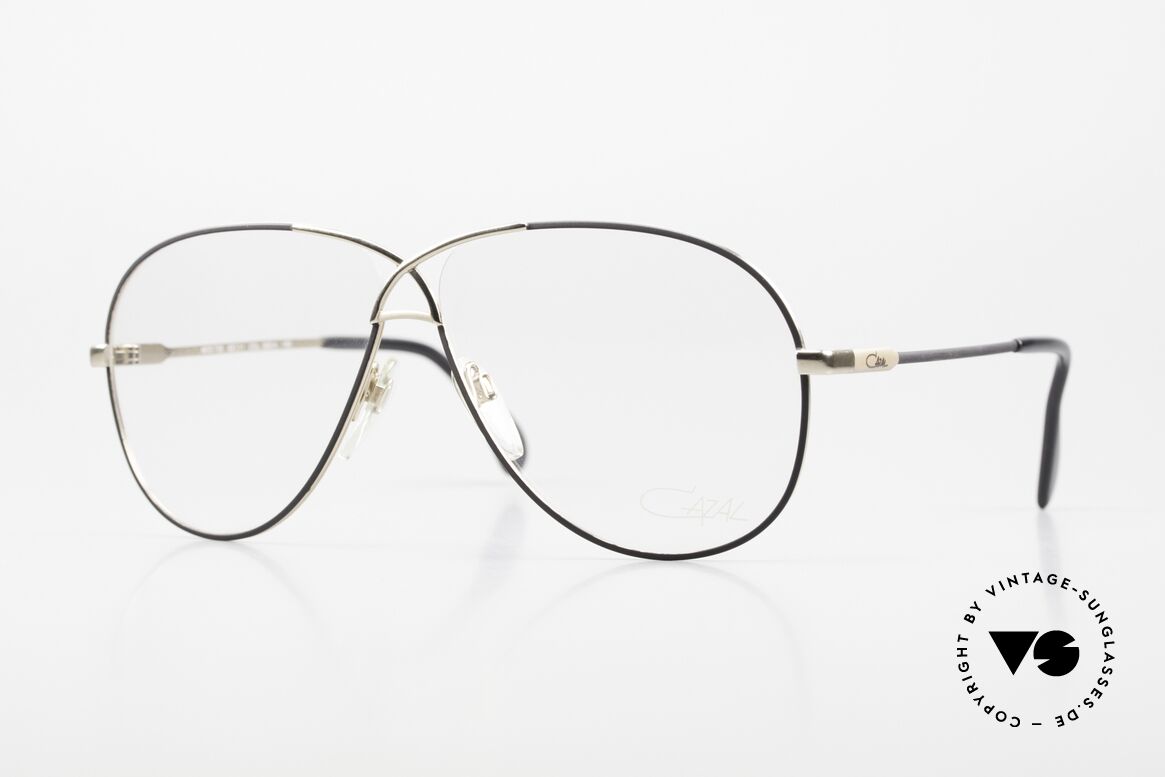 Cazal 728 80er Piloten Brille Large, legendäres Pilotenbrille-Design der 80er Jahre, Passend für Herren
