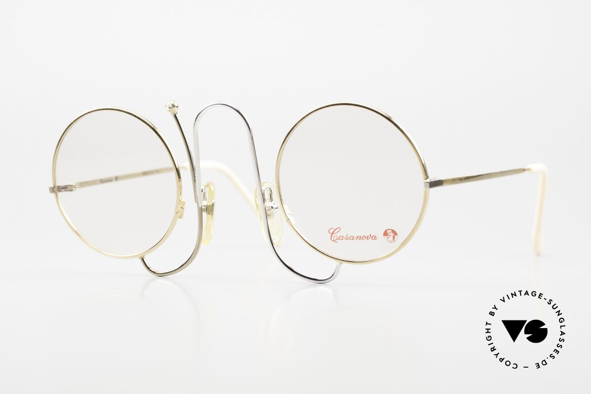 Casanova CMR 1 Außergewöhnliche Brille, zauberhaft originelle Brille von CASANOVA, Passend für Damen