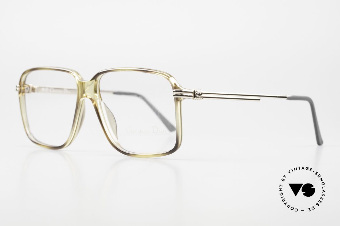 Christian Dior 2549 90er Brille Monsieur Serie, OPTYL-Kunststoffrahmen mit Metallbügeln, Passend für Herren