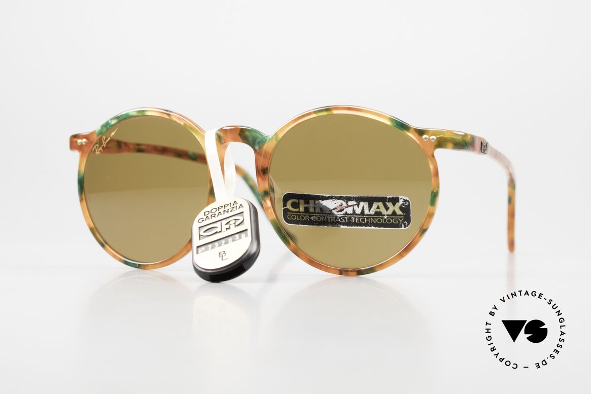 Ray Ban Asbury Lemans B20 Chromax Sonnengläser, Modell der 90er Ray-Ban Sports Equipment Serie, Passend für Herren