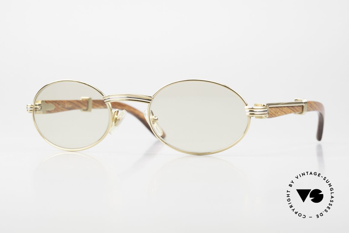 Cartier Sully Automatik Mineral Gläser, außergewöhnliche CARTIER vintage Luxus-Brille, Passend für Herren und Damen