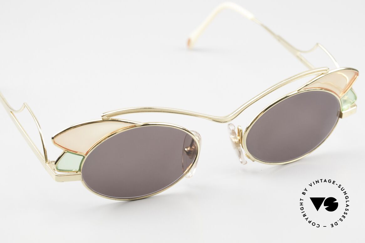 Casanova LC1 Vintage Sonnenbrille Damen, ungetragen; wie alle unsere kunstvollen vintage Modelle, Passend für Damen