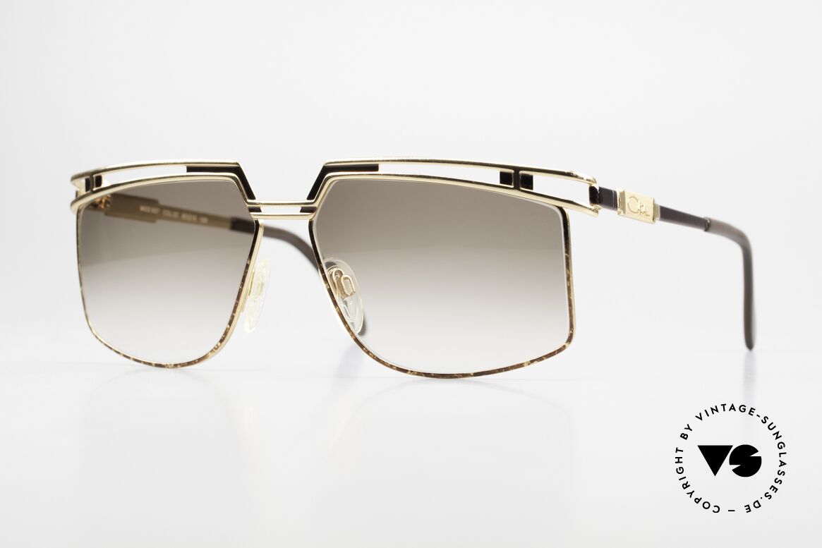 Cazal 957 80er West Germany Brille, große 1980er vintage Cazal XL Designer-Sonnenbrille, Passend für Herren und Damen