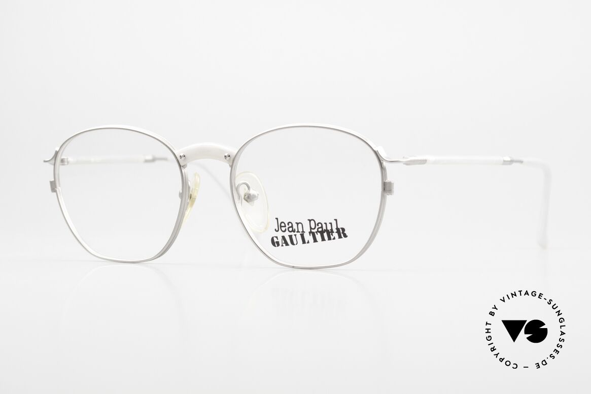 Jean Paul Gaultier 55-1271 High-End Titanium Rahmen, vintage J.P. Gaultier Designerbrille in Größe 51/18, Passend für Herren und Damen