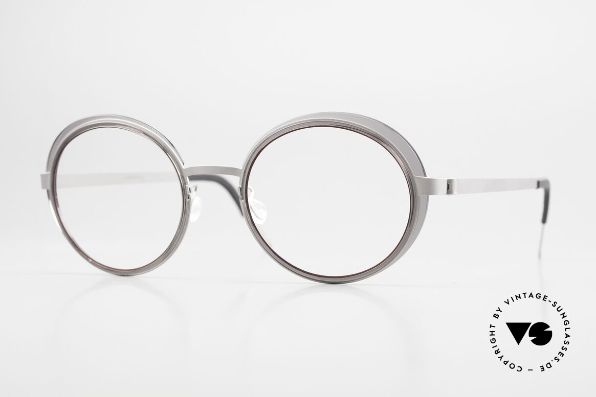 Lindberg 9732 Strip Titanium Damenbrille Designer Rund, Lindberg Damenbrille der Strip Titanium Serie, 2018, Passend für Damen