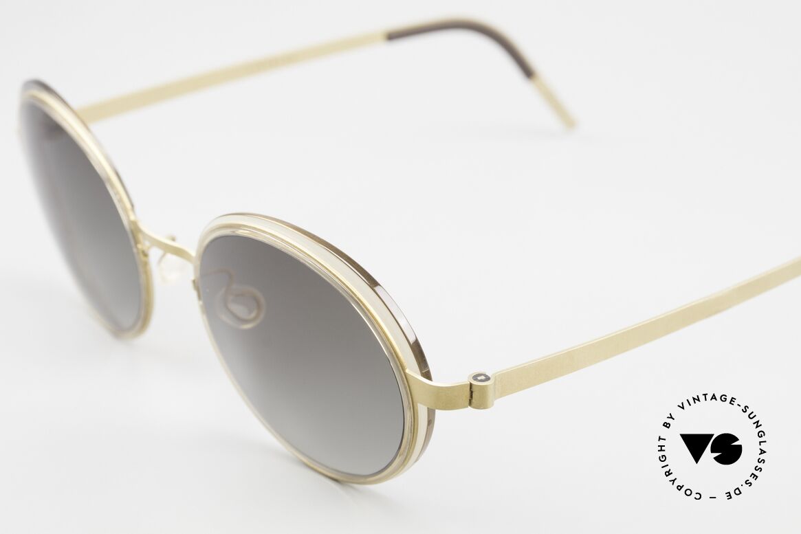 Lindberg 9732 Strip Titanium Designersonnenbrille Damen, kann schon jetzt als 'vintage Lindberg' tituliert werden, Passend für Damen