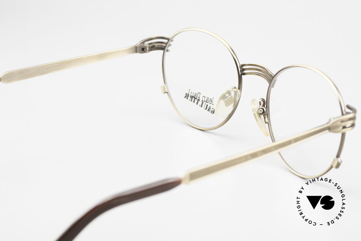 Jean Paul Gaultier 55-3174 Designer Vintage Brille 90er, original JPG DEMO-Gläser können beliebig ersetzt werden, Passend für Herren und Damen